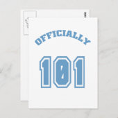 Carte Postale 101 officiellement (Devant / Derrière)
