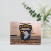 Carte Postale 101e division aéroportée ABN DIV (Debout devant)