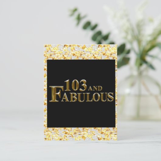 Carte Postale 103 Anniversaire (Debout devant)