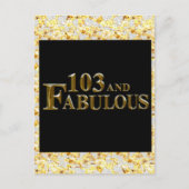 Carte Postale 103 Anniversaire (Devant)