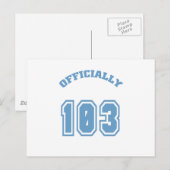 Carte Postale 103 officiellement (Devant / Derrière)