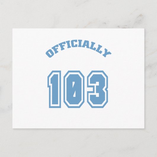 Carte Postale 103 officiellement (Devant)