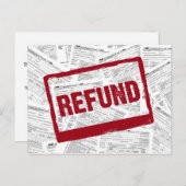 Carte Postale 1040 Formulaires fiscaux pour 2020 (Devant / Derrière)