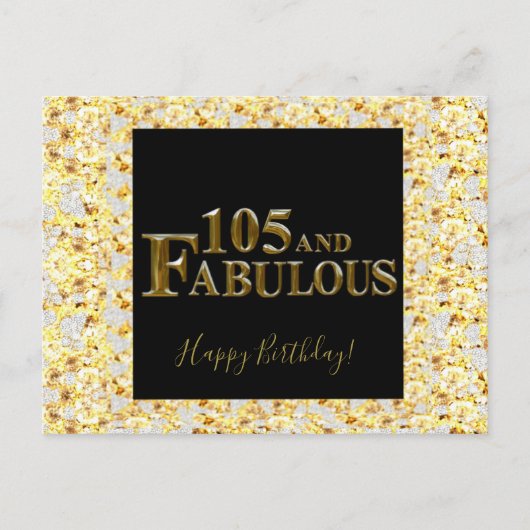 Carte Postale 105e anniversaire (Devant)