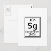 Carte Postale 106 Seaborgium (Devant / Derrière)