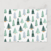 Carte postale (10,8 x 14,2 cm) - Christmas Trees B (Devant)