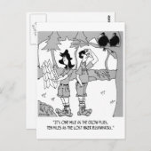 Carte Postale 10 Miles comme les pirates de Hiker (Devant / Derrière)