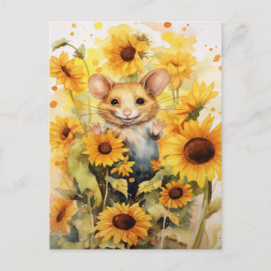Carte Postale 10 sur 17 Miceville, le jardin des tournesols
