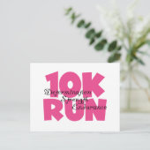 Carte Postale 10K Run Sport Rose (Debout devant)