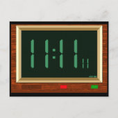 Carte postale 11:11 Horloge (Devant)