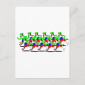 Carte Postale 11 seigneurs qui sautent (Devant)