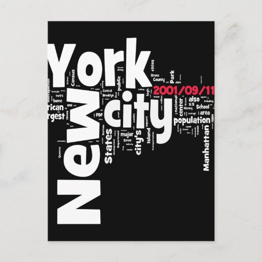 Carte Postale 11 septembre (Devant)