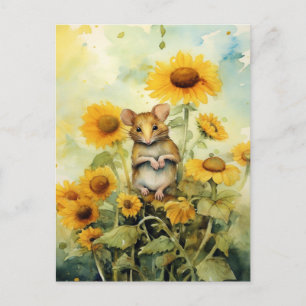 Carte Postale 11 sur 17 Jardin de tournesol Miceville