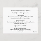 Carte Postale 1200 Corp Ctr (Dos)