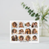 Carte Postale 12 Collage photo avec Arrière - plan blanc (Debout devant)