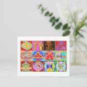 Carte Postale 12 conceptions de guérison de Reiki n Karuna Reiki (Debout devant)