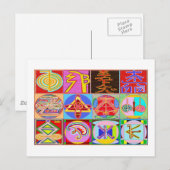 Carte Postale 12 conceptions de guérison de Reiki n Karuna Reiki (Devant / Derrière)