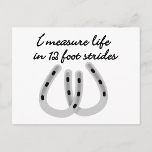 Carte Postale 12 Foot Strides