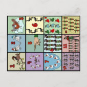 Carte postale 12 jours de Noël (Devant)