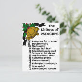 Carte Postale 12 jours de RSD/CRPS (Debout devant)