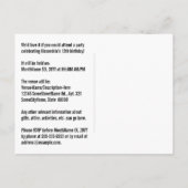 Carte Postale 12e anniversaire - Fun Fireworks, Rainbow Look "12 (Dos)