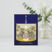 Carte postale 12e jour de Noël (12 tambours) (Debout devant)