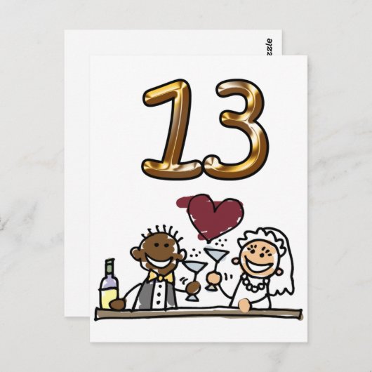 Carte postale 13 (Devant / Derrière)