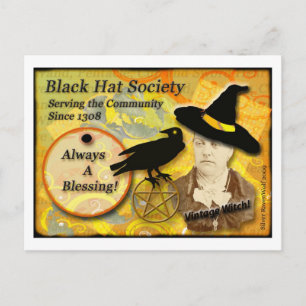 Carte postale 1308 Black Casquette Society