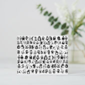 Carte Postale 132 pingouins (Debout devant)