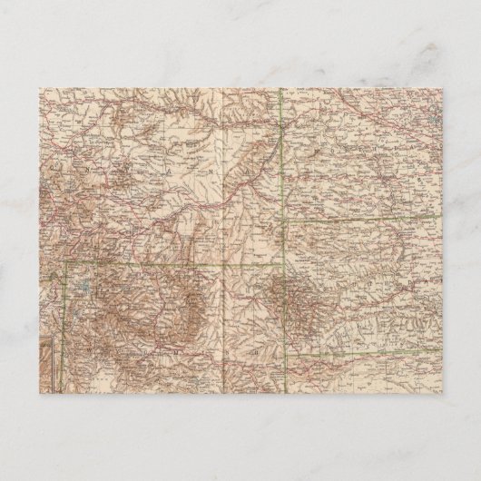 Carte Postale 13637 Mont, ND, SD, Wyo, Neb (Devant)