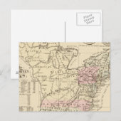 Carte Postale 13 colonies 1776 (Devant / Derrière)