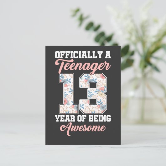 Carte Postale 13e anniversaire 2008 Incroyable Adolescent offici (Debout devant)