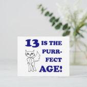 Carte Postale 13e anniversaire de naissance (Debout devant)