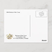 Carte Postale 13e gare de la Croix (Dos)