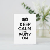 Carte Postale 13ème anniversaire de conception (Debout devant)