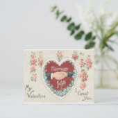 Carte Postale 14 février | Saint Valentin Vintage (Debout devant)