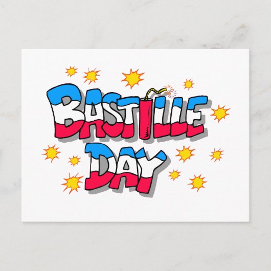 Carte Postale 14 juillet (Devant)