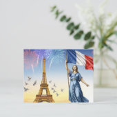 Carte Postale 14 juillet (Debout devant)