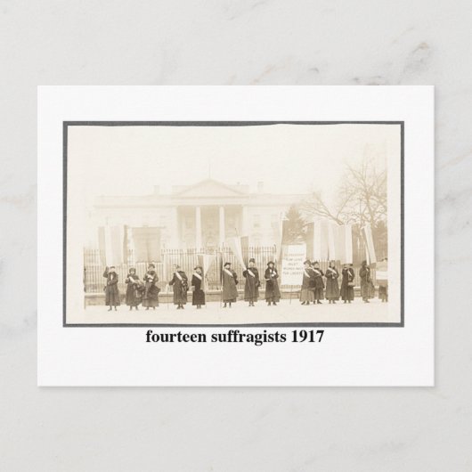 Carte Postale 14 Souffragistes, 1917 (Devant)