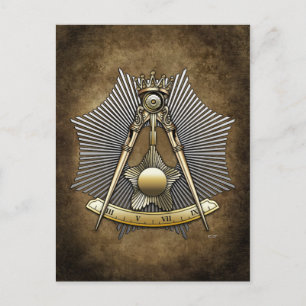 Carte Postale 14e degré : Grand Elect Mason