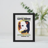 Carte Postale "14e Réunion des éleveurs de bovins de l'Illinois" (Debout devant)