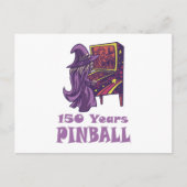 Carte Postale 150 ans Pinball Assistant Arcade Anniversaire (Devant)