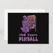 Carte Postale 150 ans Pinball Wizard Arcade Anniversaire (Devant / Derrière)