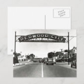Carte Postale 150e anniversaire de Redwood City (Devant / Derrière)