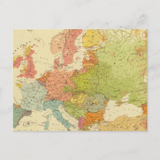 Carte Postale 1516 ethnographique européen (Devant)