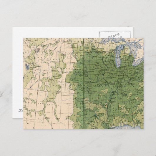 Carte Postale 154 Corn/mile² (Devant / Derrière)