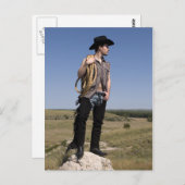 Carte Postale 15614-RA Cowboy (Devant / Derrière)