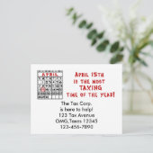 Carte Postale 15 avril- La période la plus imposante de l'année! (Debout devant)