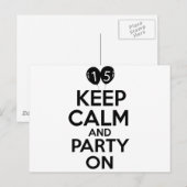 Carte Postale 15ème anniversaire de conception (Devant / Derrière)