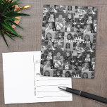 Carte Postale 16 Photo Collage modèle - ajouter les photos préfé<br><div class="desc">Ajoutez vos photos préférées à ce modèle amusant. Vous pouvez utiliser des photos Instagram ou n'importe quelle photo pour cette grille.</div>